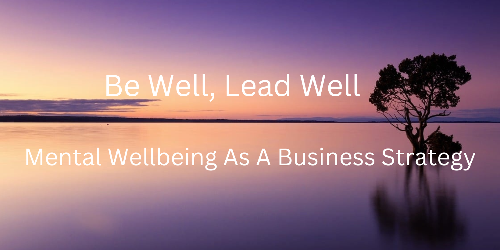 thumbnails Be well, Lead well : Mental Wellbeing as a Business Strategy