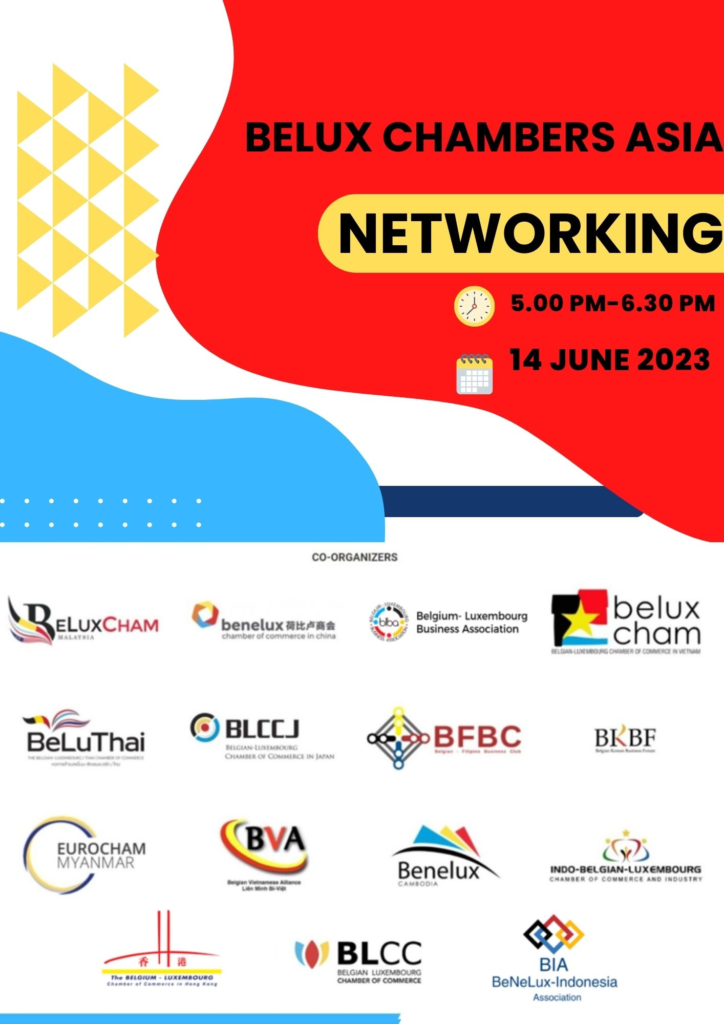 thumbnails Invitation to Online Networking Gathering for BELUX Chambers in Asia